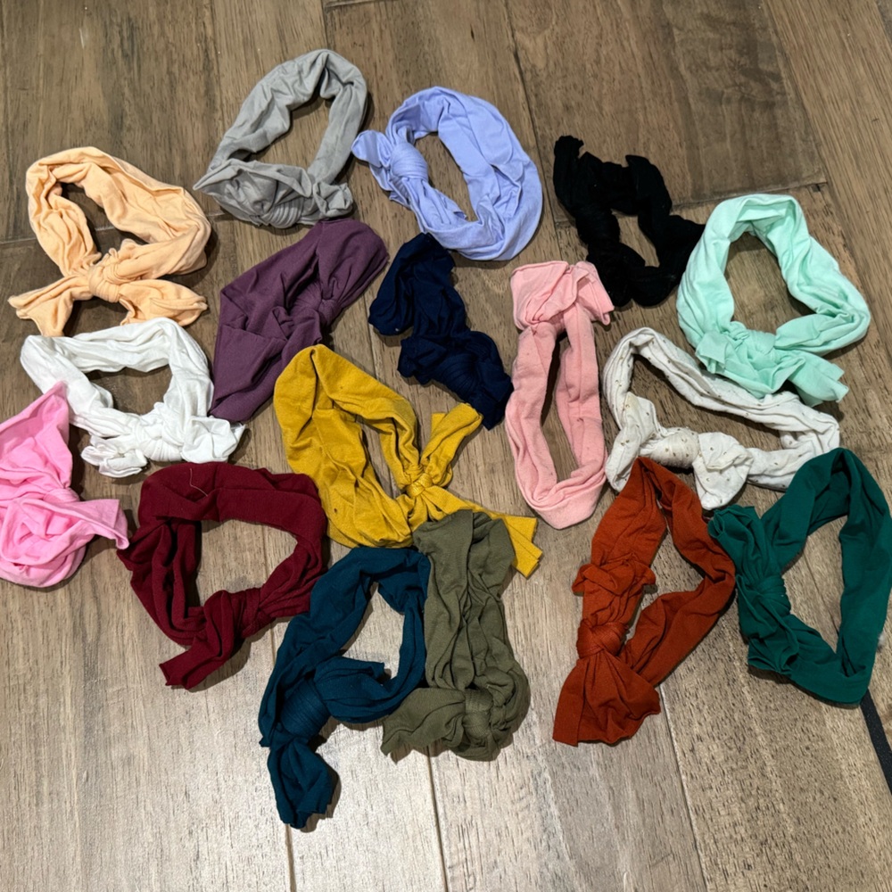 Baby infant toddler headbands, set of 17, Colorful Kids Hair Accessories bundle